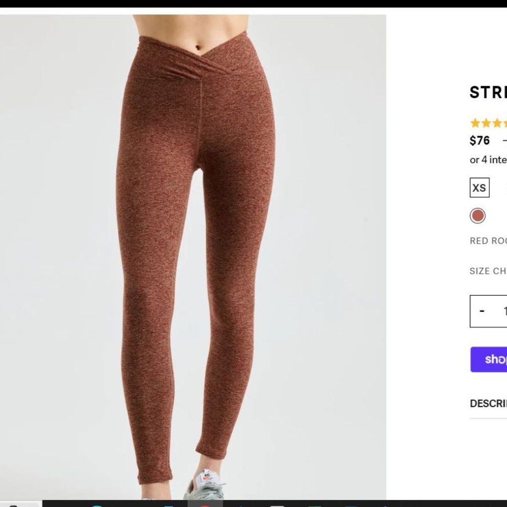 Year of Ours Stretch Set - Veronica Leggings & Gym Bra in Green